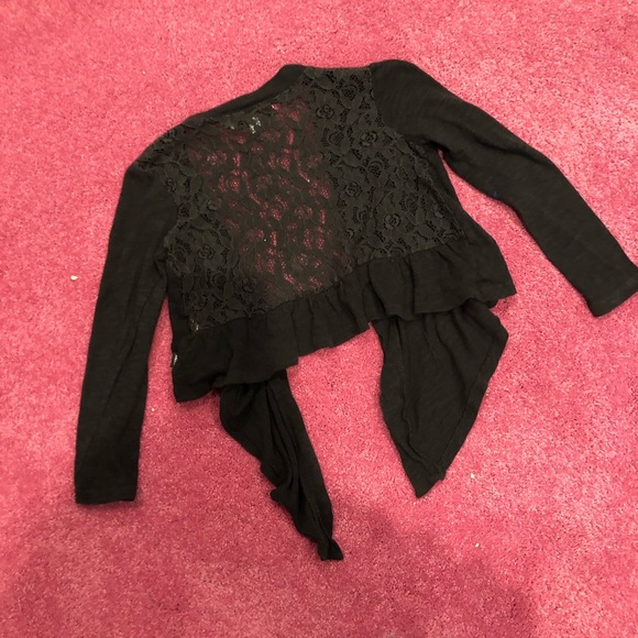 DKNY Partial Lace Cardigan Women size S - Picture 4 of 8